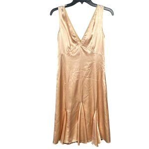 Nelli by Janice Jaraicie Nightgown Y2k Champagne Beige Medium Silky Satin Slip